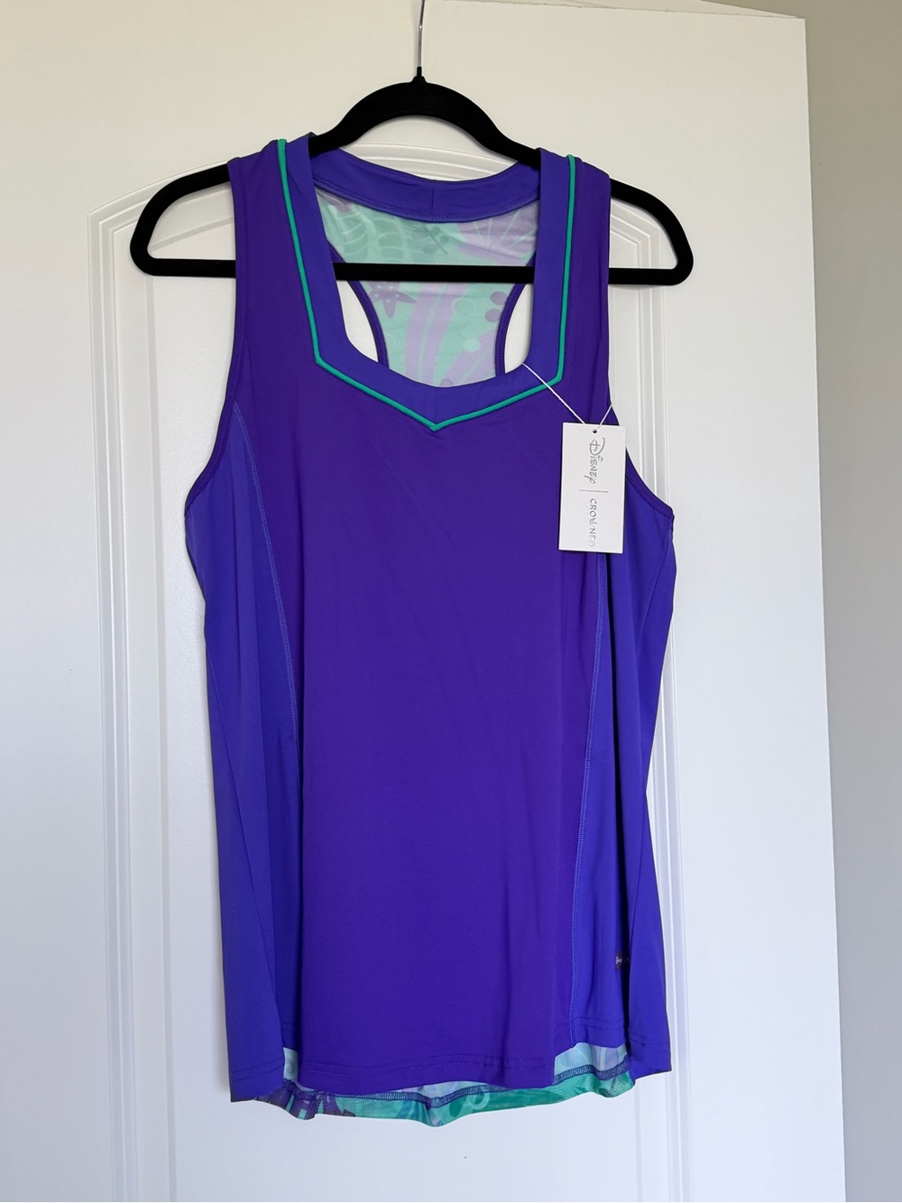 NWT Crowned Athletics x Disney Ariel Flow Tank